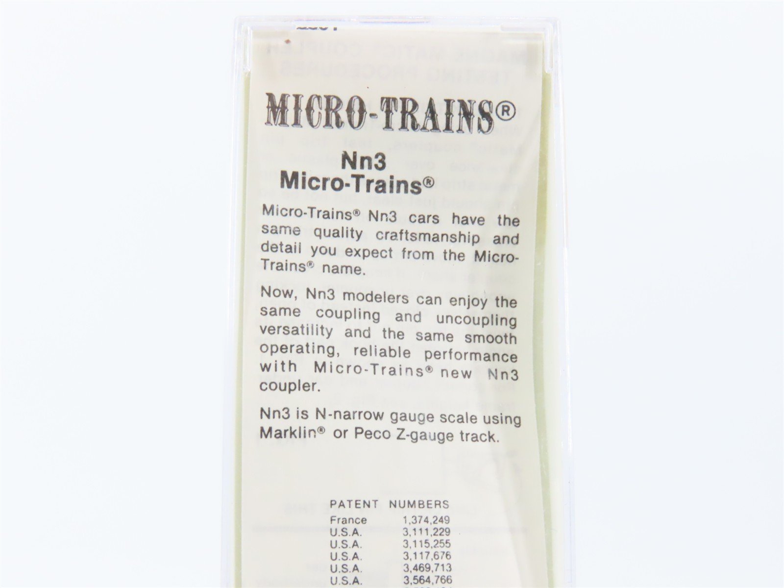 Nn3 Scale Micro-Trains MTL 15301 SP Southern Pacific Flat Car #478 w/ Stakes