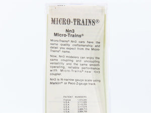 Nn3 Scale Micro-Trains MTL 15301 SP Southern Pacific Flat Car #478 w/ Stakes