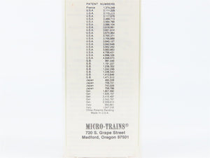 Nn3 Scale Micro-Trains MTL 15301 SP Southern Pacific Flat Car #480 w/ Stakes