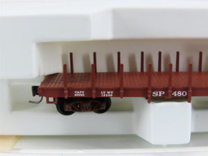 Nn3 Scale Micro-Trains MTL 15301 SP Southern Pacific Flat Car #480 w/ Stakes