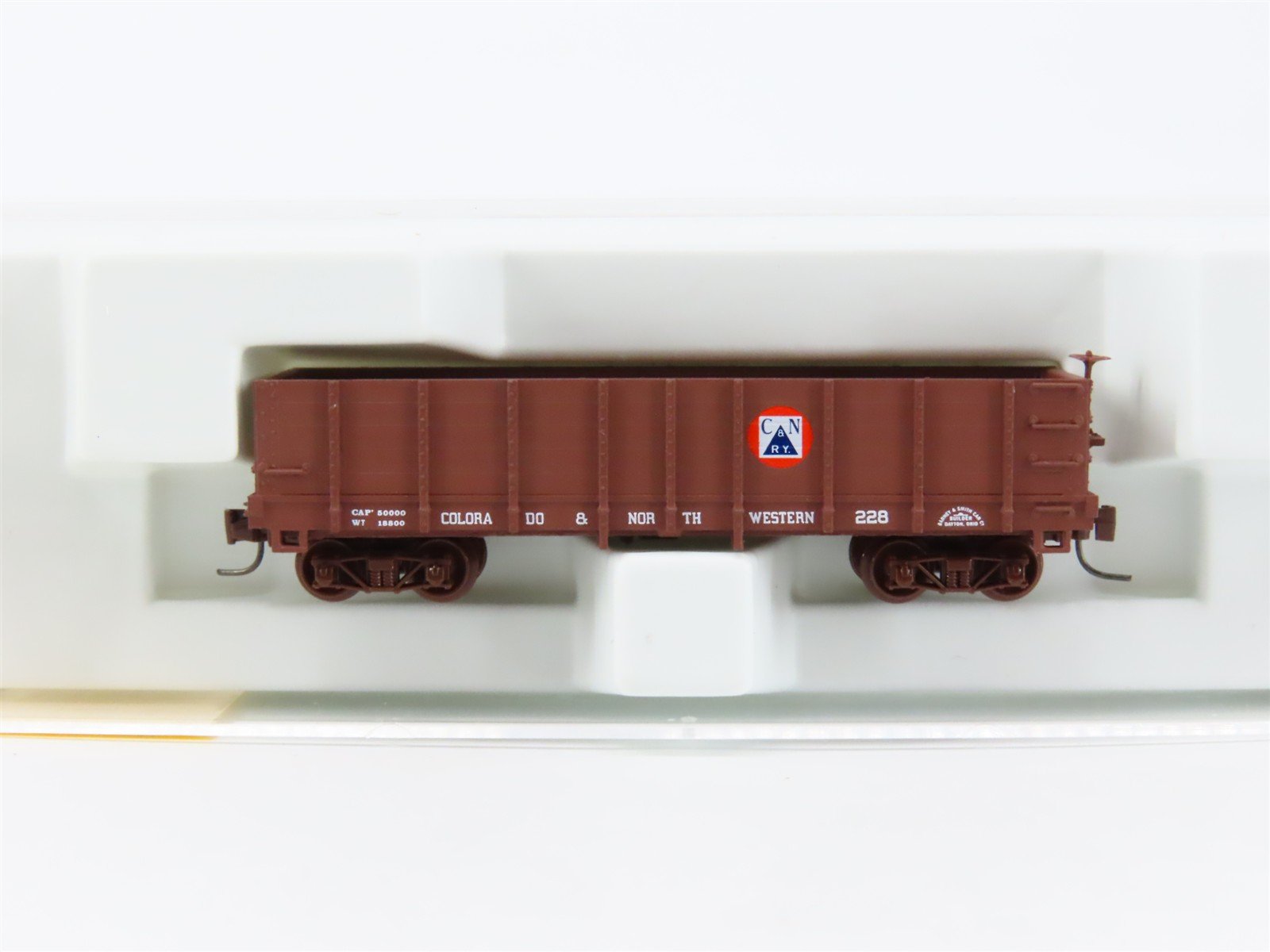 Nn3 Scale Micro-Trains MTL 15205 C&N Colorado & Northwestern Gondola #228