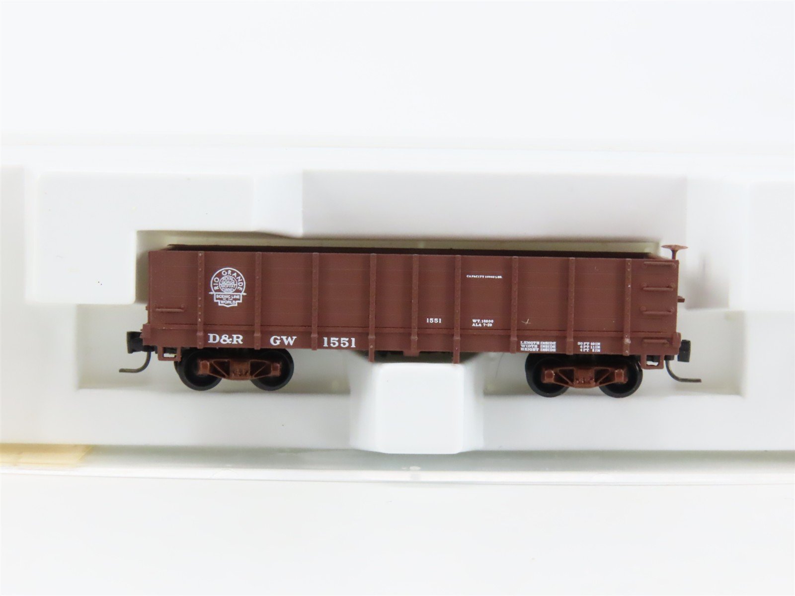 Nn3 Scale Micro-Trains MTL 15203 D&RGW Rio Grande Railroad Gondola #1551