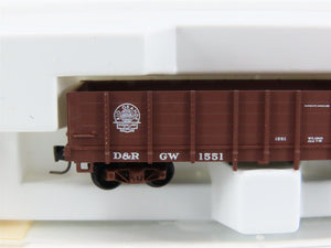 Nn3 Scale Micro-Trains MTL 15203 D&RGW Rio Grande Railroad Gondola #1551