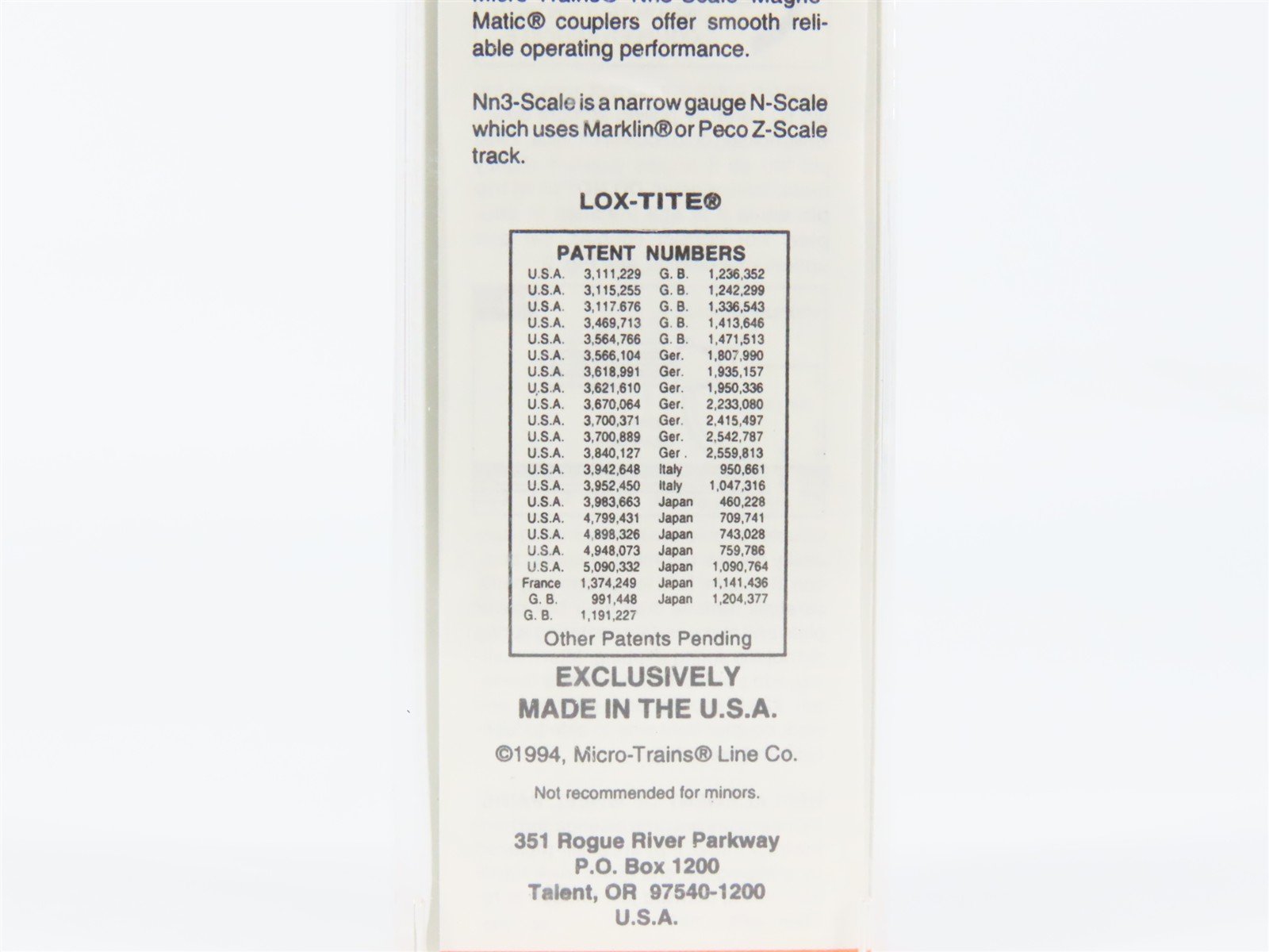 Nn3 Scale Micro-Trains MTL 15203 D&RGW Rio Grande Railroad Gondola #1551