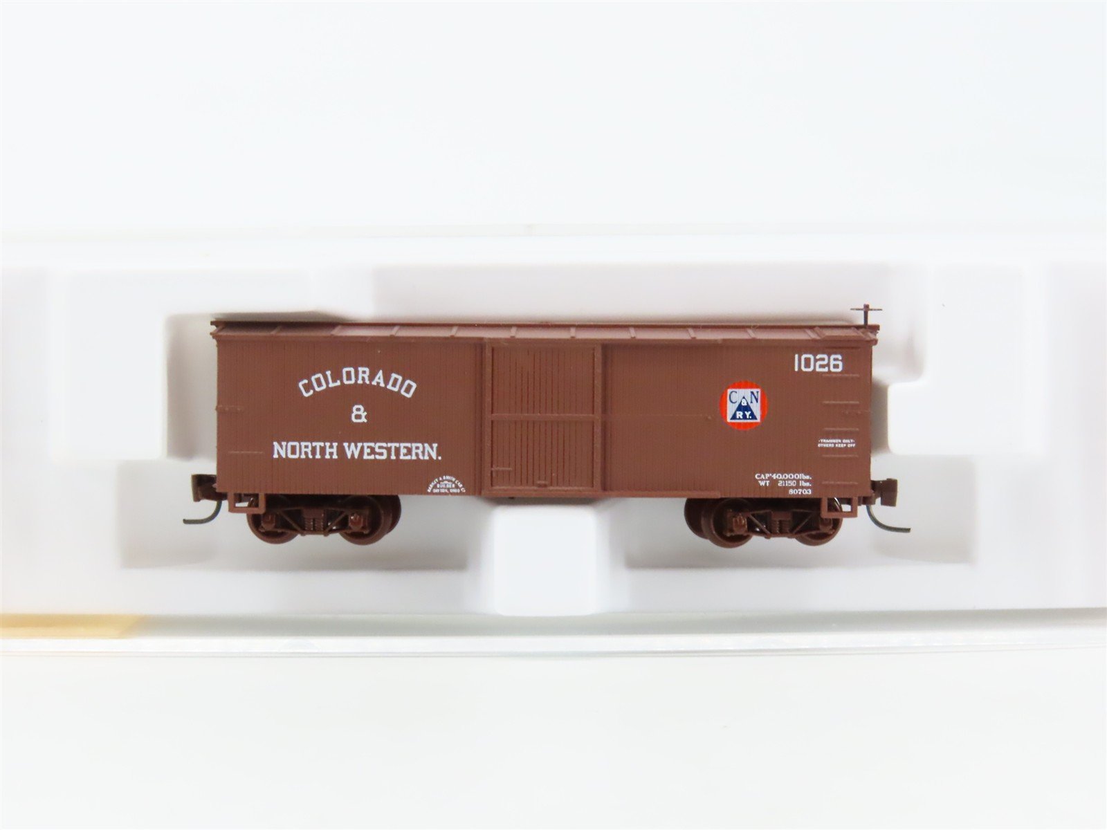Nn3 Scale Micro-Trains MTL 15108 C&N Colorado & Northwestern 30' Box Car #1026