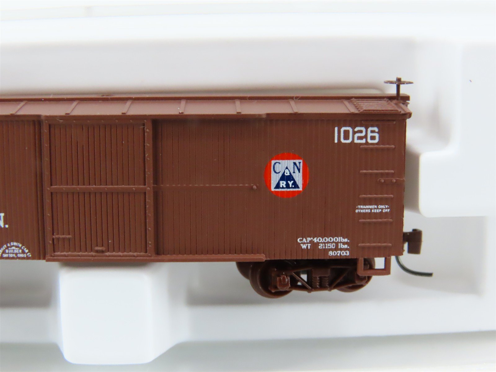 Nn3 Scale Micro-Trains MTL 15108 C&N Colorado & Northwestern 30' Box Car #1026