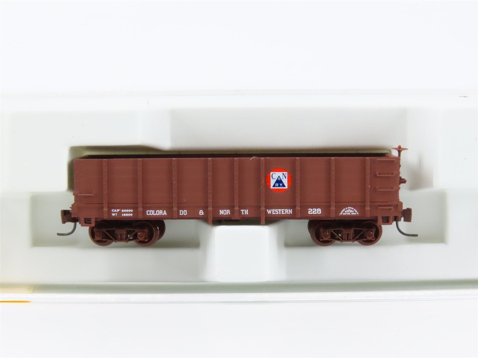 Nn3 Scale Micro-Trains MTL 15205 C&N Colorado & Northwestern Gondola #228