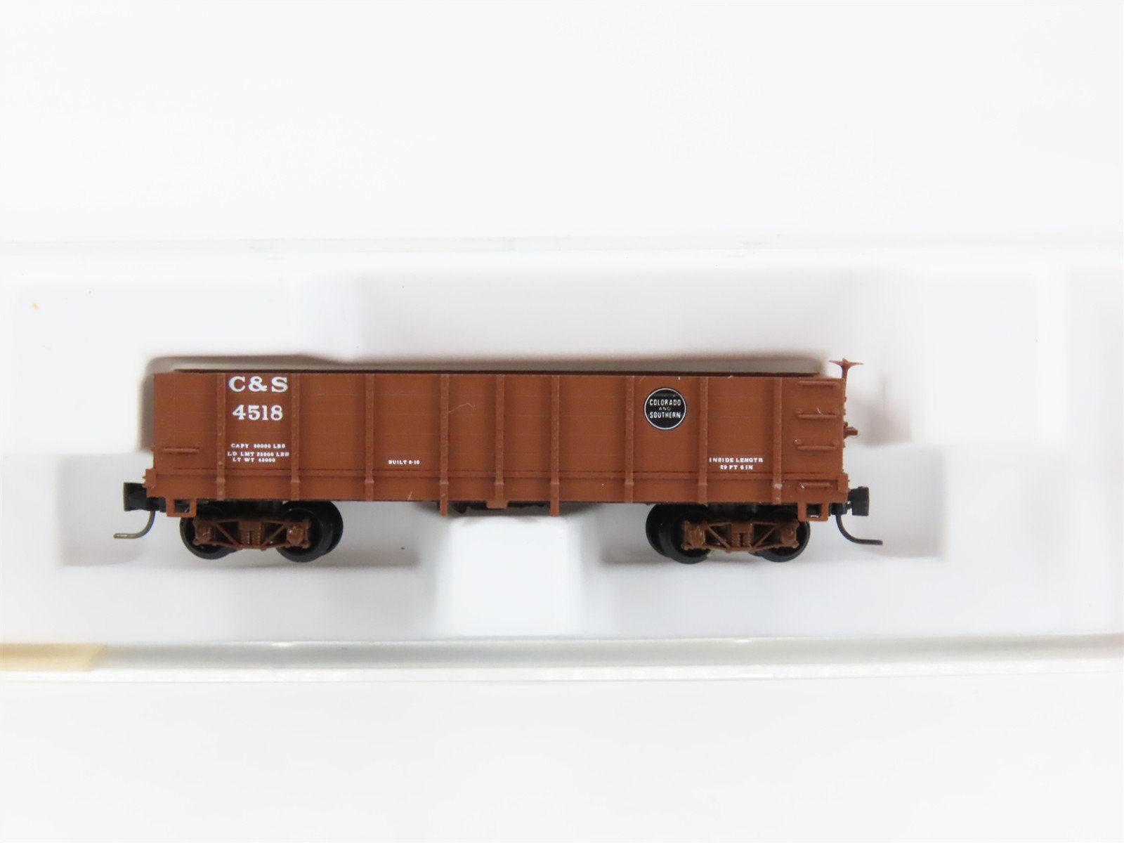Nn3 Scale Micro-Trains MTL 15204 C&S Colorado & Southern 29' 6" Gondola #4518