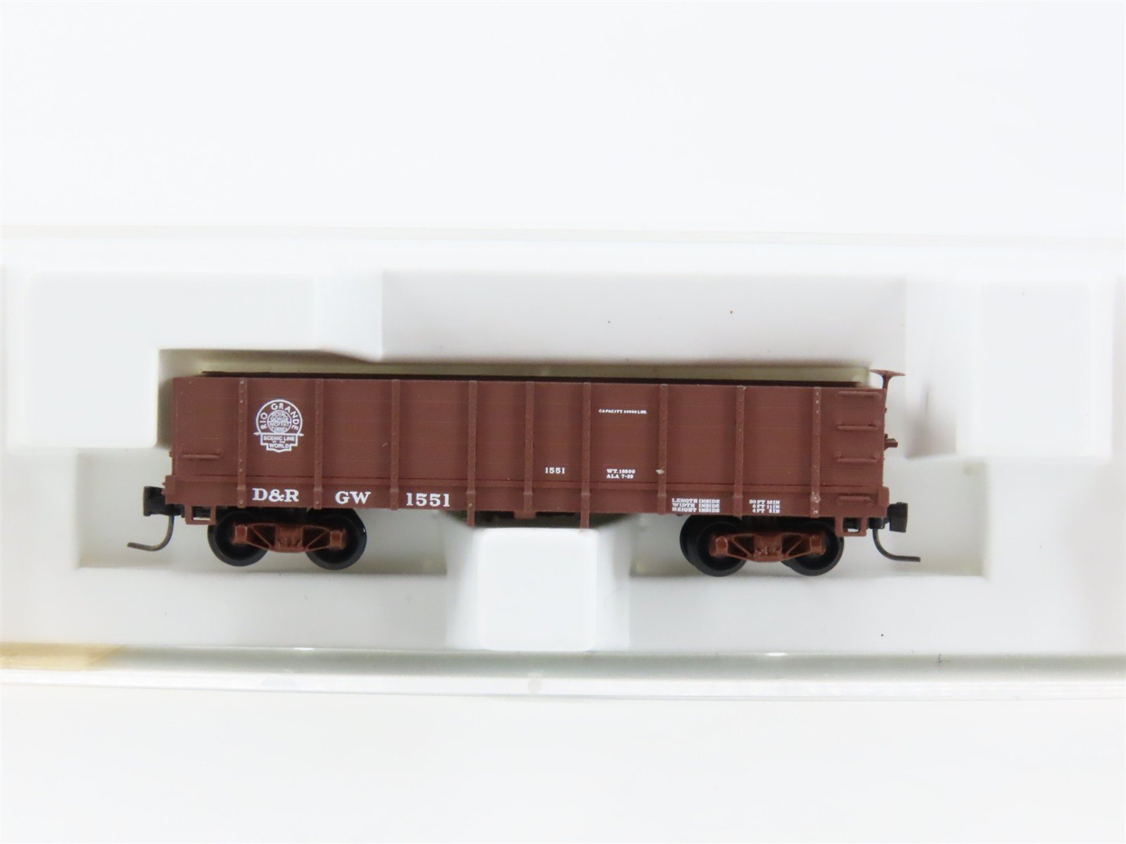 Nn3 Scale Micro-Trains MTL 15203 D&RGW Rio Grande Railroad Gondola #1551
