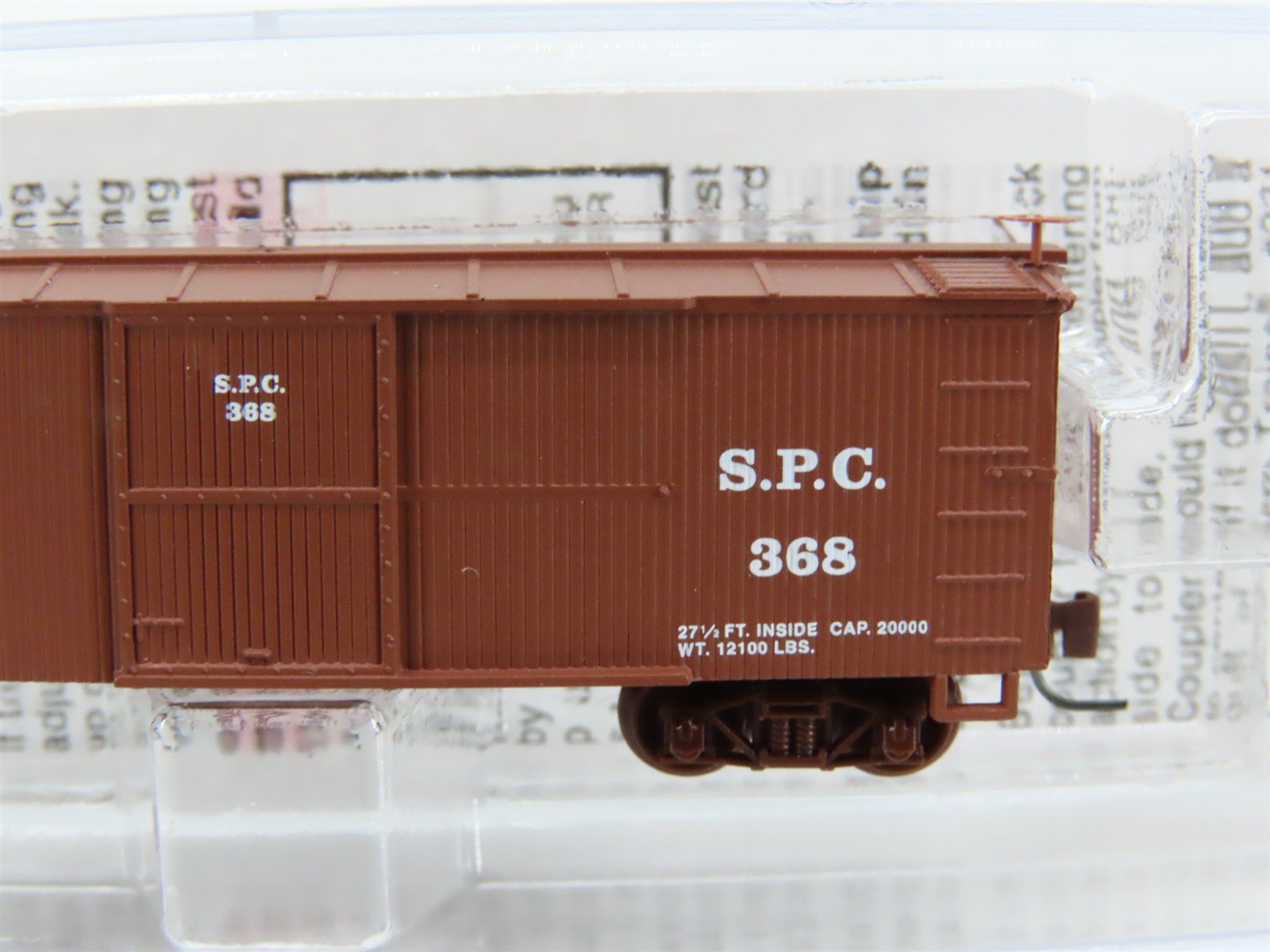 Nn3 Scale Micro-Trains MTL 80000180 SPC Southern Pacific Coast 30' Box Car #368