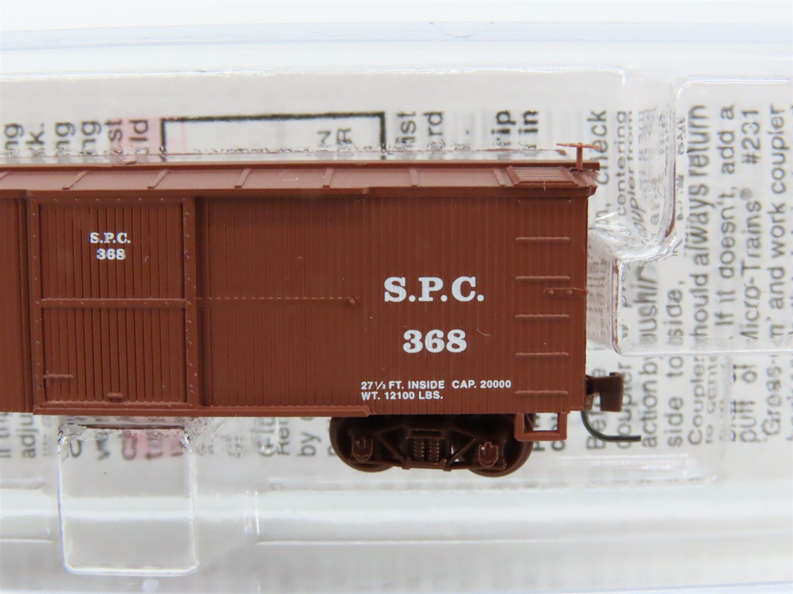 Nn3 Scale Micro-Trains MTL 80000180 SPC Southern Pacific Coast 30' Box Car #368