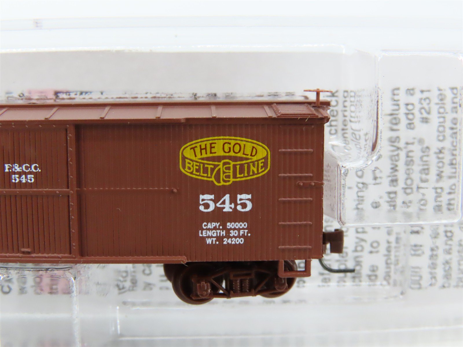 Nn3 Micro-Trains MTL 80000040 F&CC Florence & Cripple Creek 30' Box Car #545