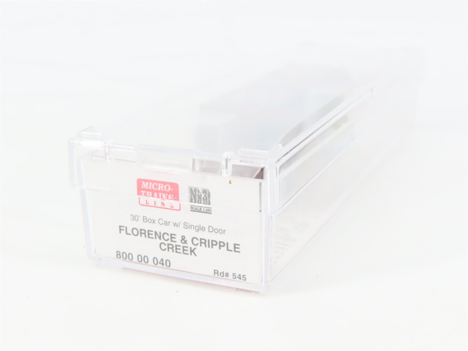Nn3 Micro-Trains MTL 80000040 F&CC Florence & Cripple Creek 30' Box Car #545