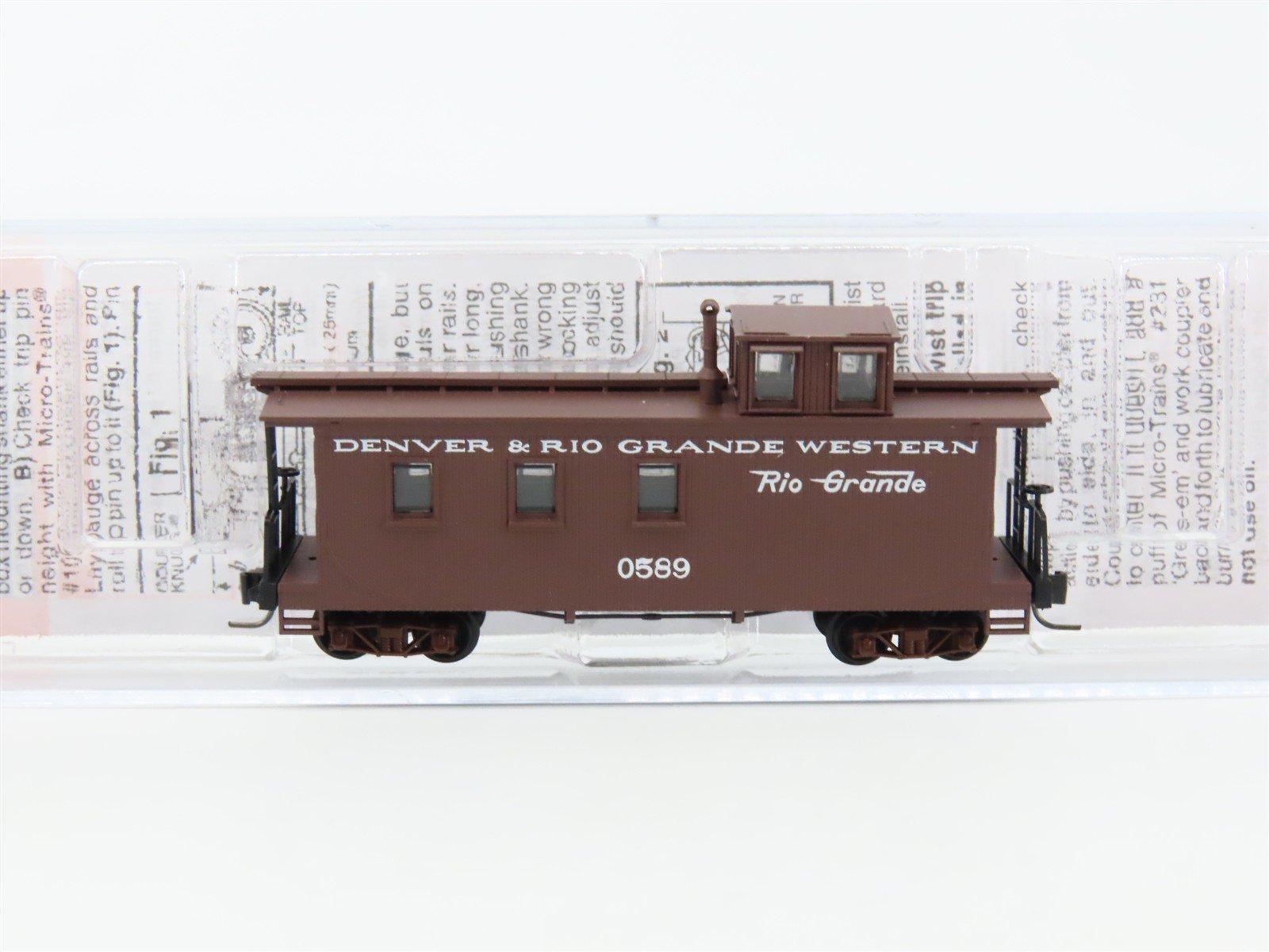 Nn3 Scale Micro-Trains MTL 81600010 D&RGW Rio Grande Cupola Caboose #0589
