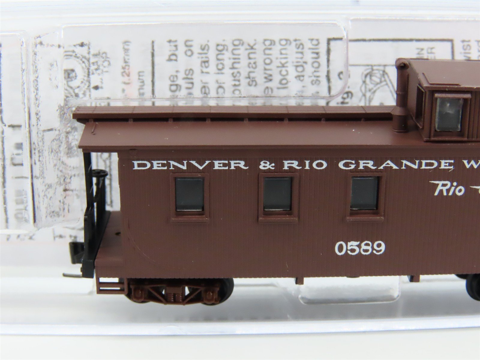 Nn3 Scale Micro-Trains MTL 81600010 D&RGW Rio Grande Cupola Caboose #0589