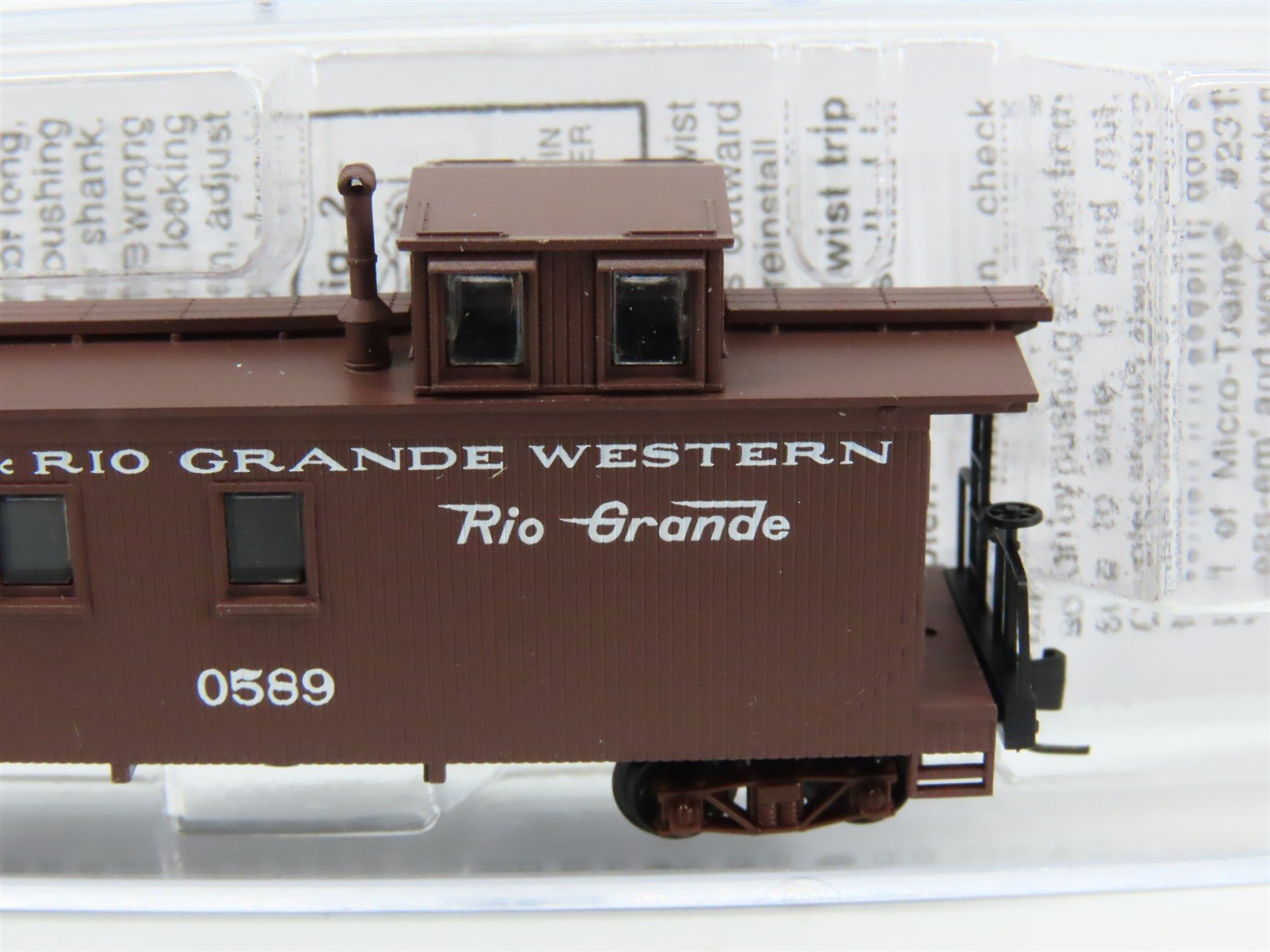 Nn3 Scale Micro-Trains MTL 81600010 D&RGW Rio Grande Cupola Caboose #0589