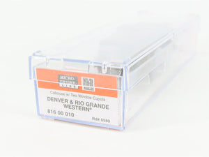 Nn3 Scale Micro-Trains MTL 81600010 D&RGW Rio Grande Cupola Caboose #0589