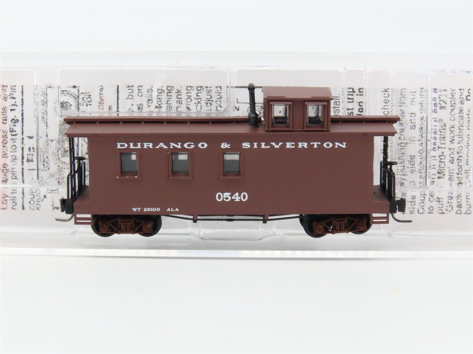 Nn3 Scale Micro-Trains MTL 81600030 D&S Durango & Silverton Cupola Caboose #0540