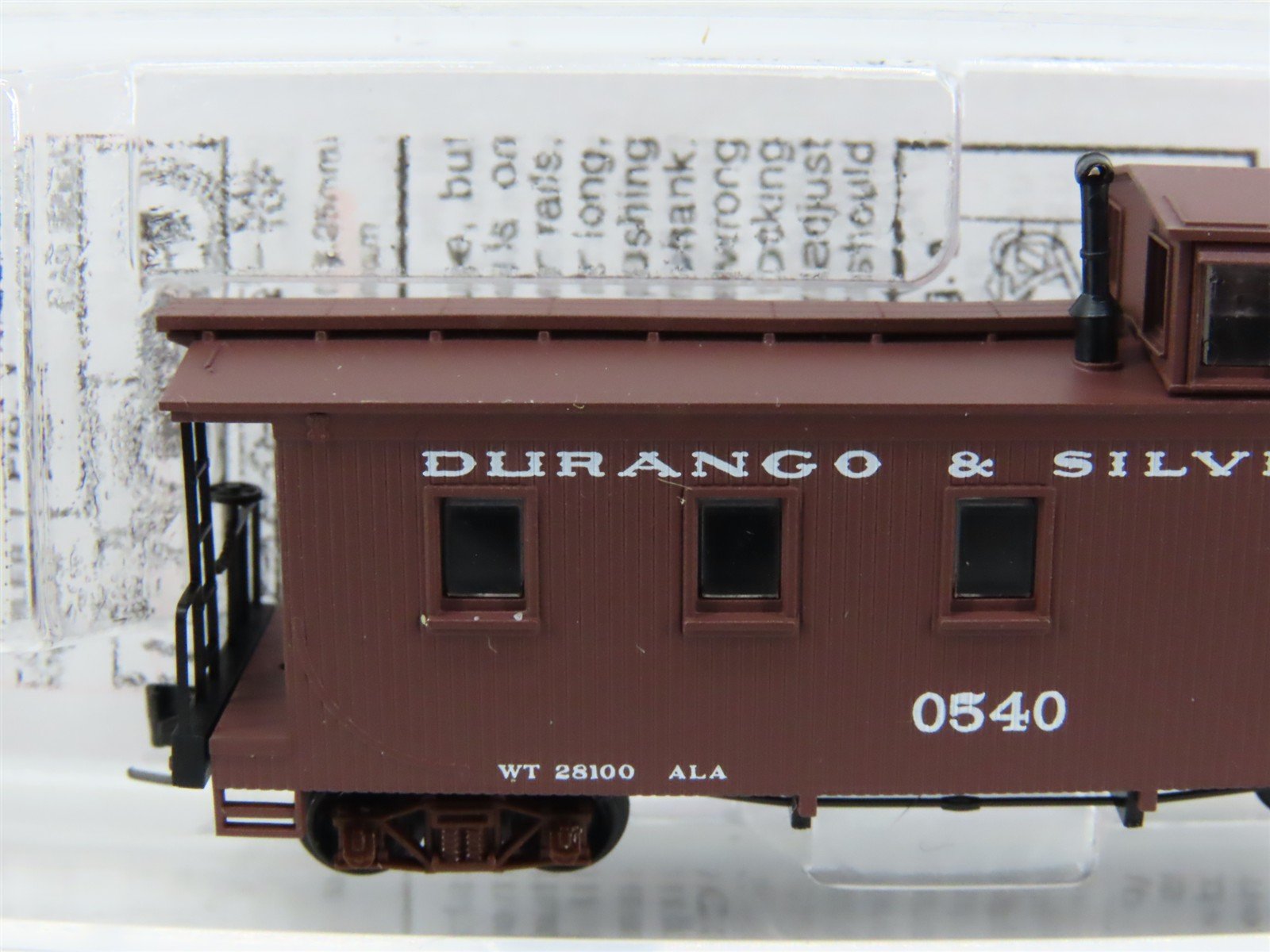 Nn3 Scale Micro-Trains MTL 81600030 D&S Durango & Silverton Cupola Caboose #0540