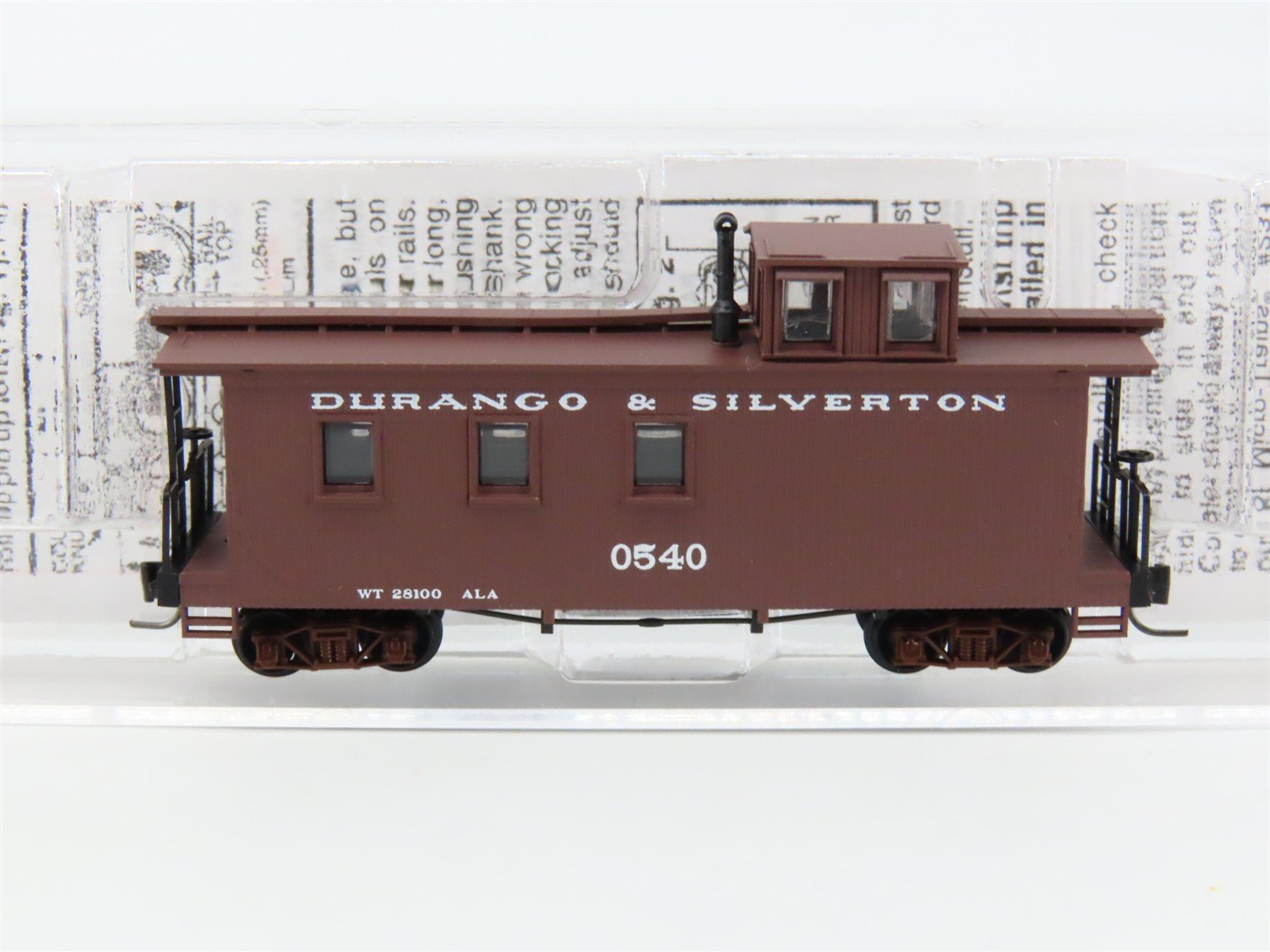 Nn3 Scale Micro-Trains MTL 81600030 D&S Durango & Silverton Cupola Caboose #0540