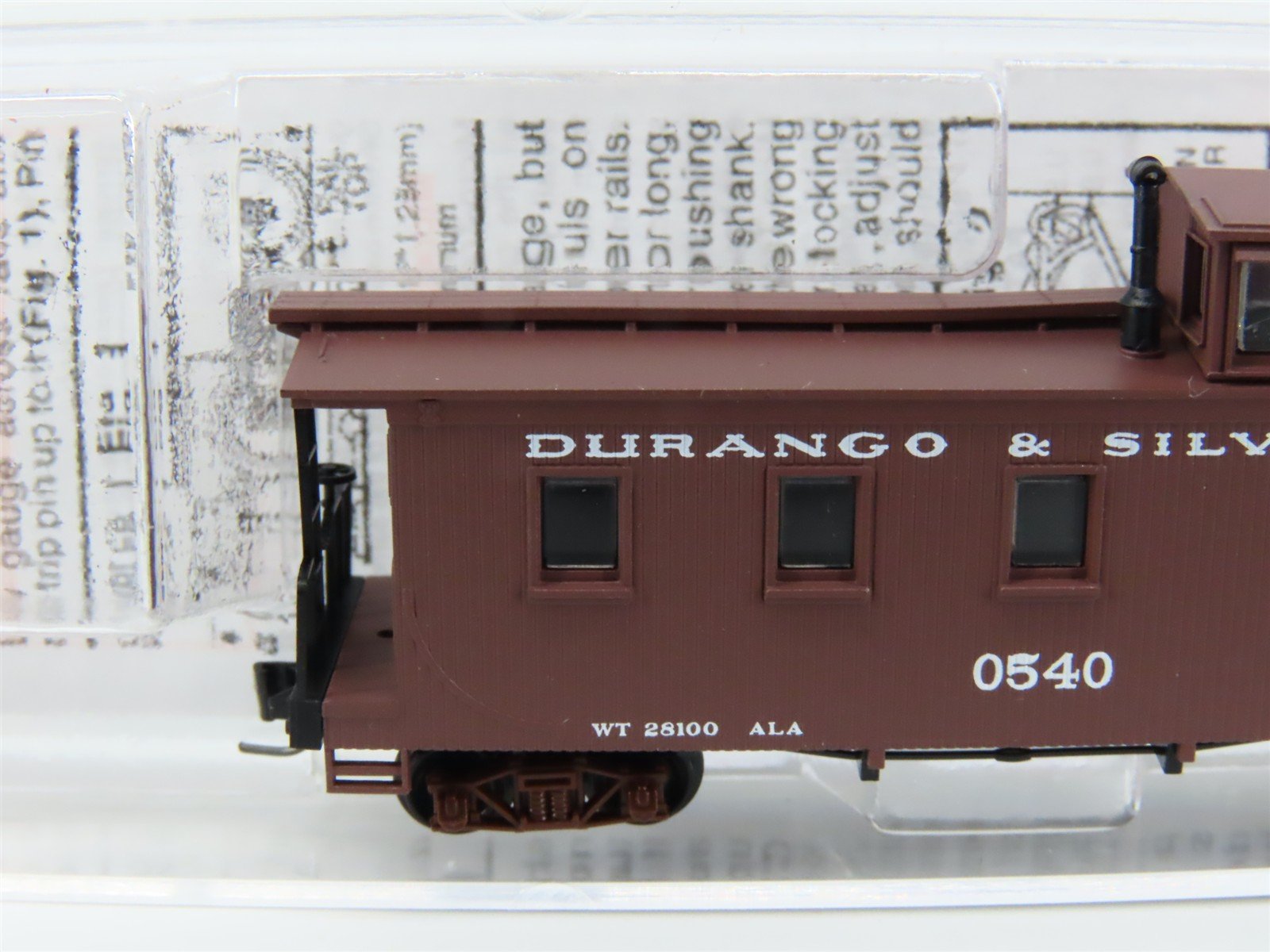 Nn3 Scale Micro-Trains MTL 81600030 D&S Durango & Silverton Cupola Caboose #0540