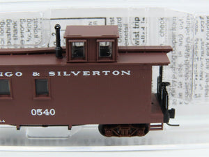 Nn3 Scale Micro-Trains MTL 81600030 D&S Durango & Silverton Cupola Caboose #0540