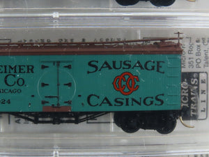 N Micro-Trains MTL 58072 Swift, Oppenheimer, Armour Meat-Packers Reefers 3-Pack