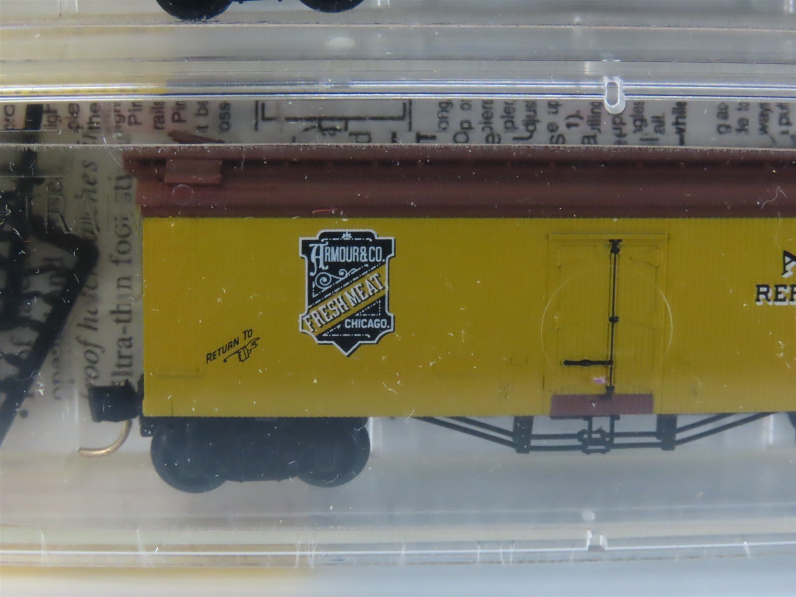 N Micro-Trains MTL 58072 Swift, Oppenheimer, Armour Meat-Packers Reefers 3-Pack