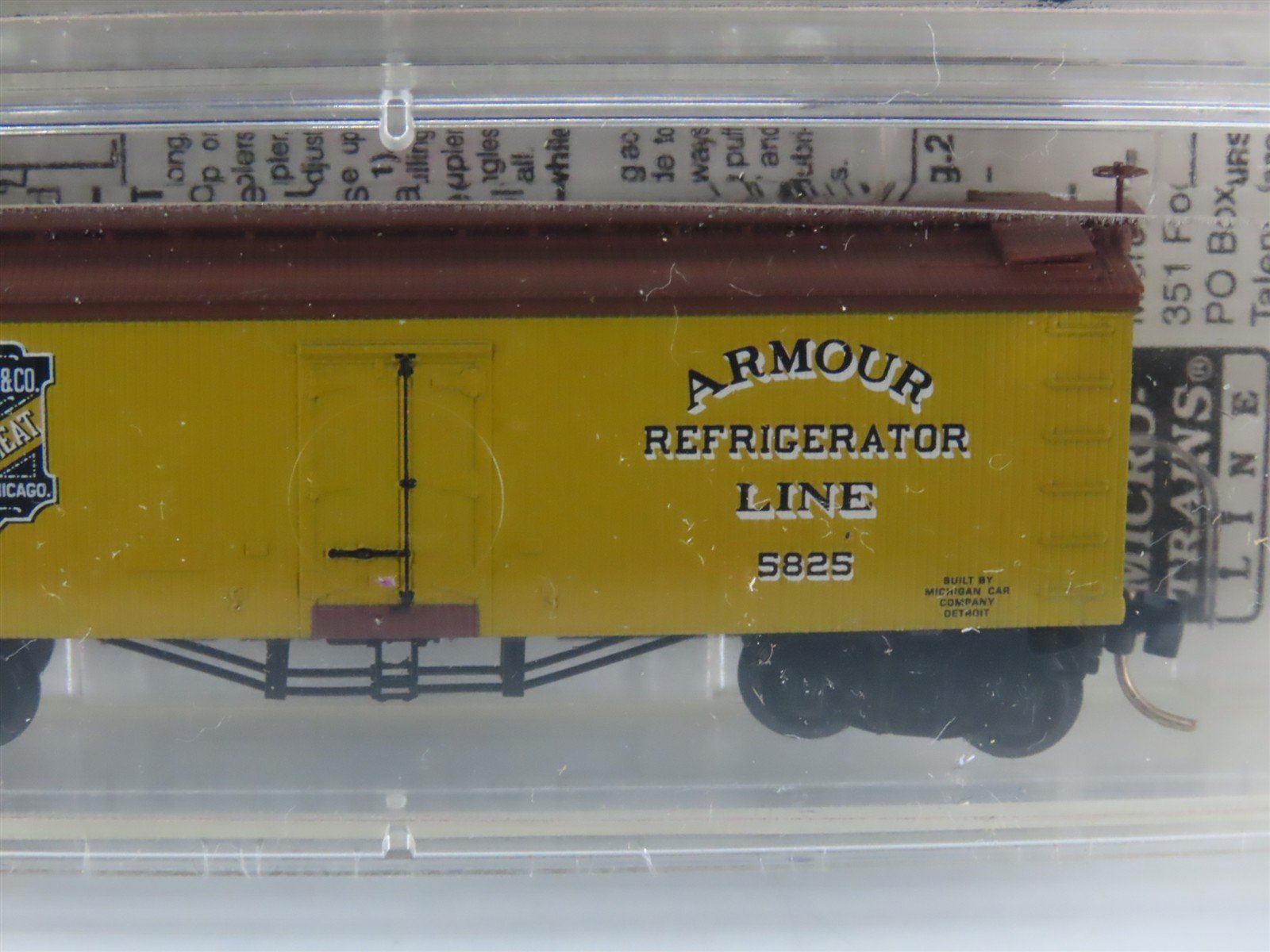 N Micro-Trains MTL 58072 Swift, Oppenheimer, Armour Meat-Packers Reefers 3-Pack