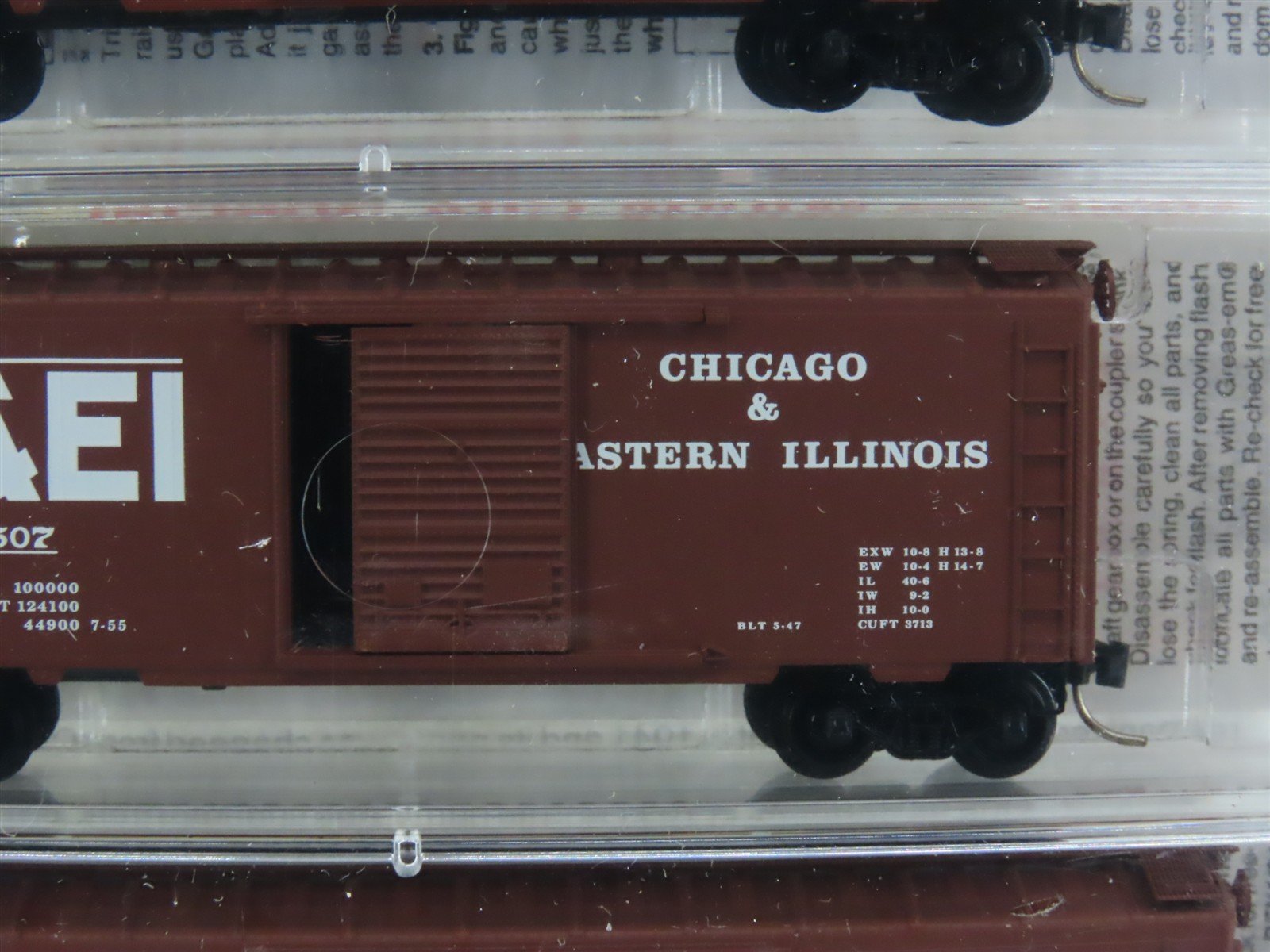 N Micro-Trains MTL 20562 RI/C&EI/CNW Windy City Special Box Cars 3-Pack Sealed