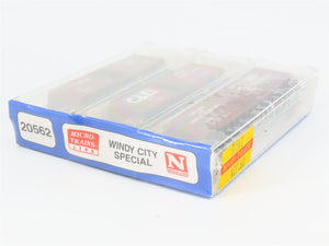 N Micro-Trains MTL 20562 RI/C&EI/CNW Windy City Special Box Cars 3-Pack Sealed