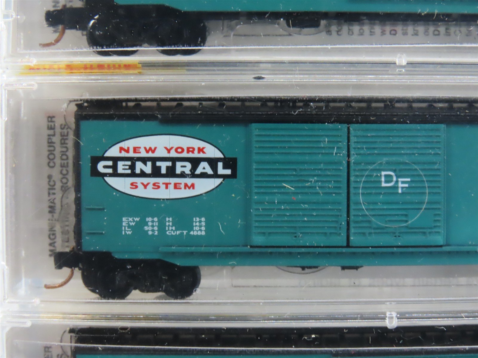 N Scale Micro-Trains MTL 31192 NYC New York Central 50' Box Car 3-Pack Sealed