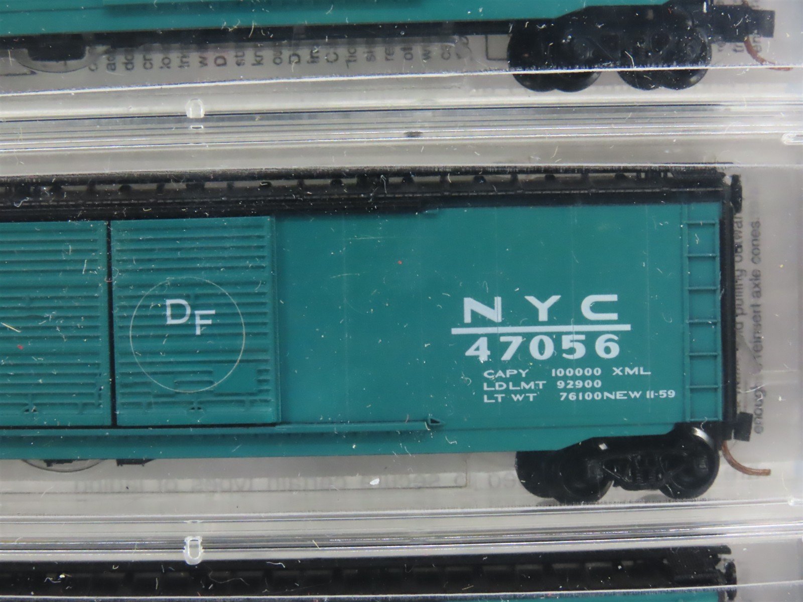 N Scale Micro-Trains MTL 31192 NYC New York Central 50' Box Car 3-Pack Sealed