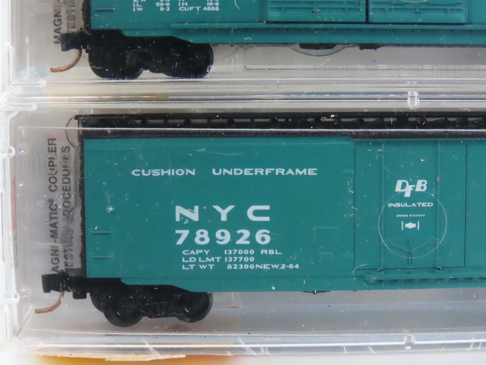 N Scale Micro-Trains MTL 31192 NYC New York Central 50' Box Car 3-Pack Sealed