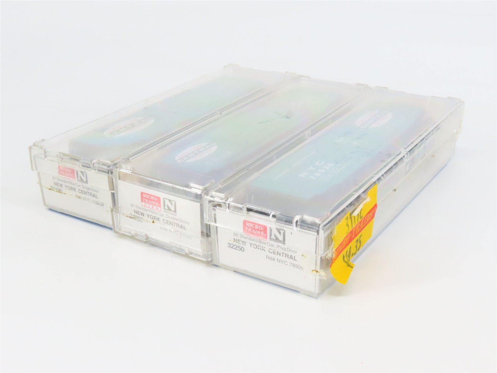N Scale Micro-Trains MTL 31192 NYC New York Central 50' Box Car 3-Pack Sealed