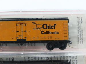 N Scale Micro-Trains MTL 47242 SFRD Santa Fe 40' Wood Reefers 3-Pack Sealed