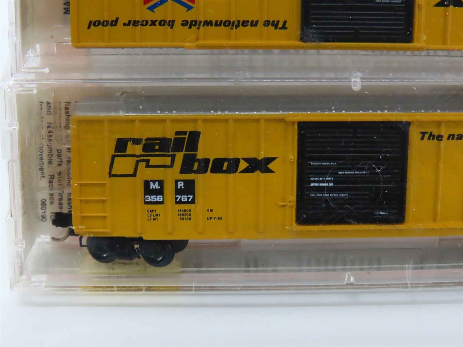 N Micro-Trains MTL 25502 MP Missouri Pacific Railbox 50' Box Cars 3-Pack Sealed