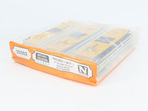 N Micro-Trains MTL 25502 MP Missouri Pacific Railbox 50' Box Cars 3-Pack Sealed