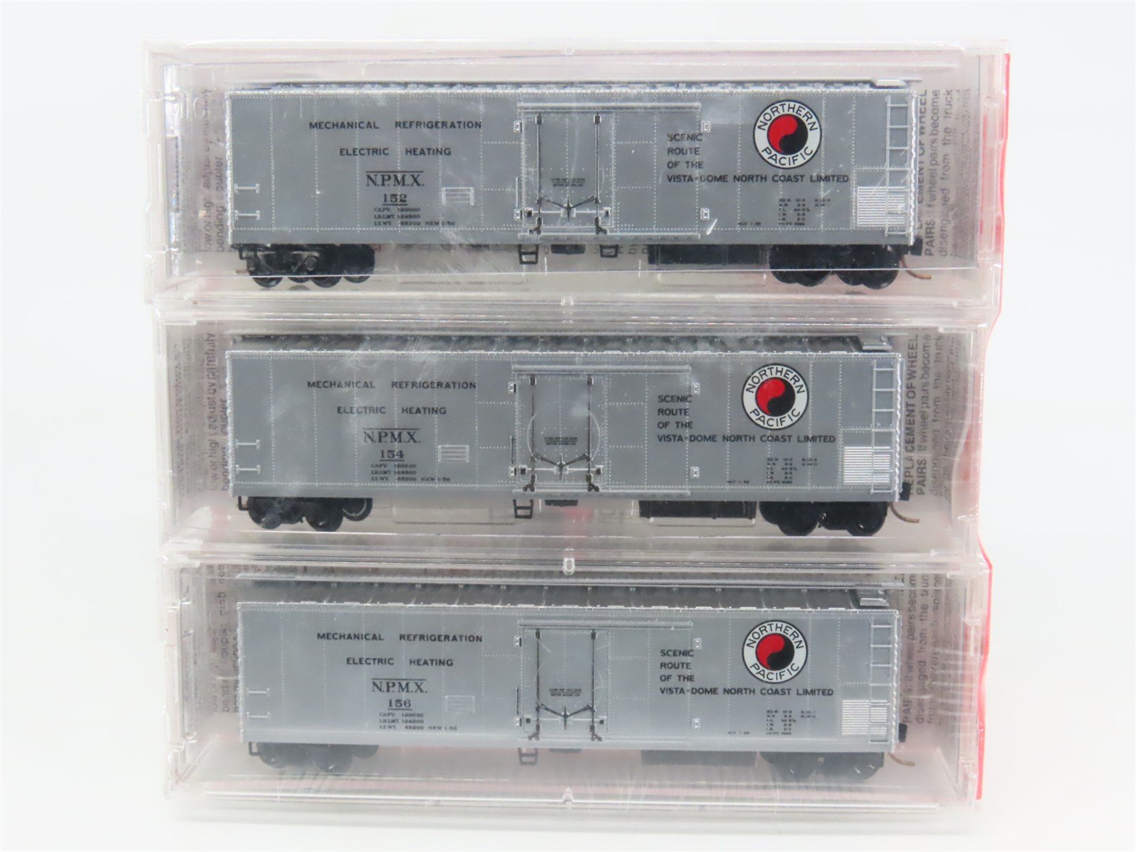 N Micro-Trains MTL 69152 NPMX Northern Pacific Mechanical Reefers 3-Pack Sealed