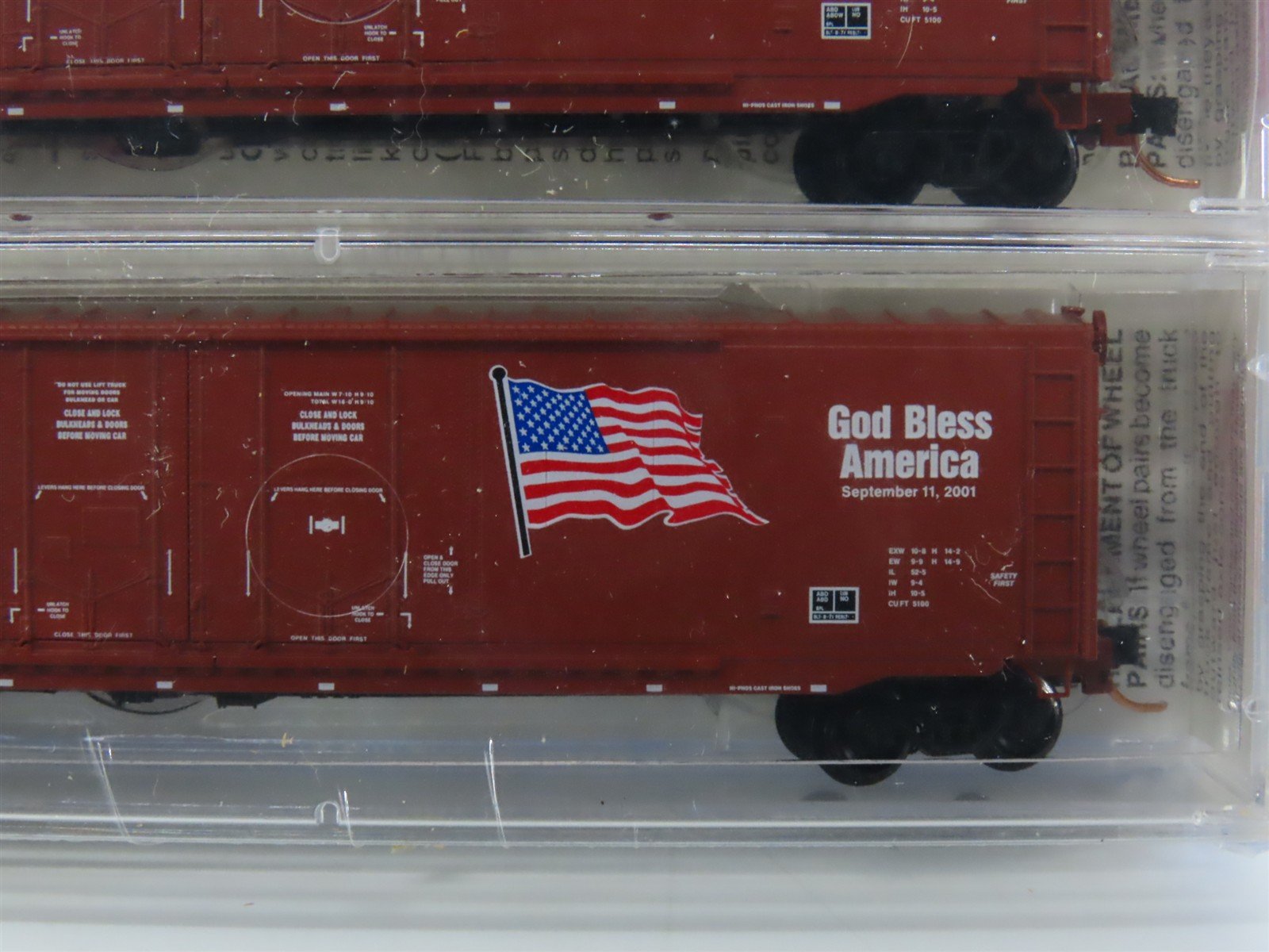 N Micro-Trains MTL 75102 WSOR Wisconsin & Southern 50' Box Car 3-Pack Sealed