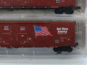 N Micro-Trains MTL 75102 WSOR Wisconsin & Southern 50' Box Car 3-Pack Sealed
