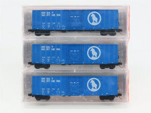 N Scale Micro-Trains MTL 27072 GN Great Northern 50' Box Car 3-Pack Sealed