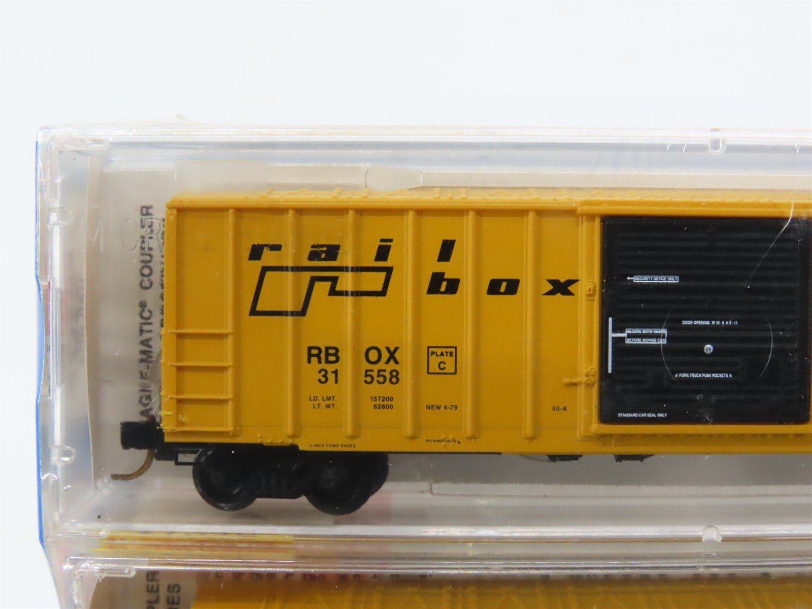 N Micro-Trains MTL 25562 RBOX Railbox 50' Single Door Box Car 3-Pack Sealed
