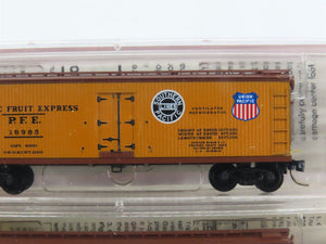 N Scale Micro-Trains MTL 47062 PFE Pacific Fruit Express Reefers 3-Pack Sealed