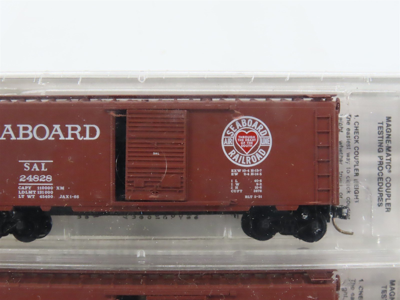 N Scale Micro-Trains MTL 20642 SAL Seaboard Air Line 40' Box Car 3-Pack Sealed