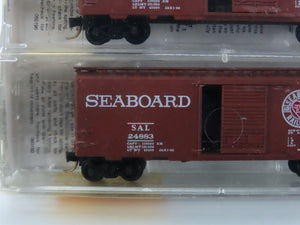 N Scale Micro-Trains MTL 20642 SAL Seaboard Air Line 40' Box Car 3-Pack Sealed