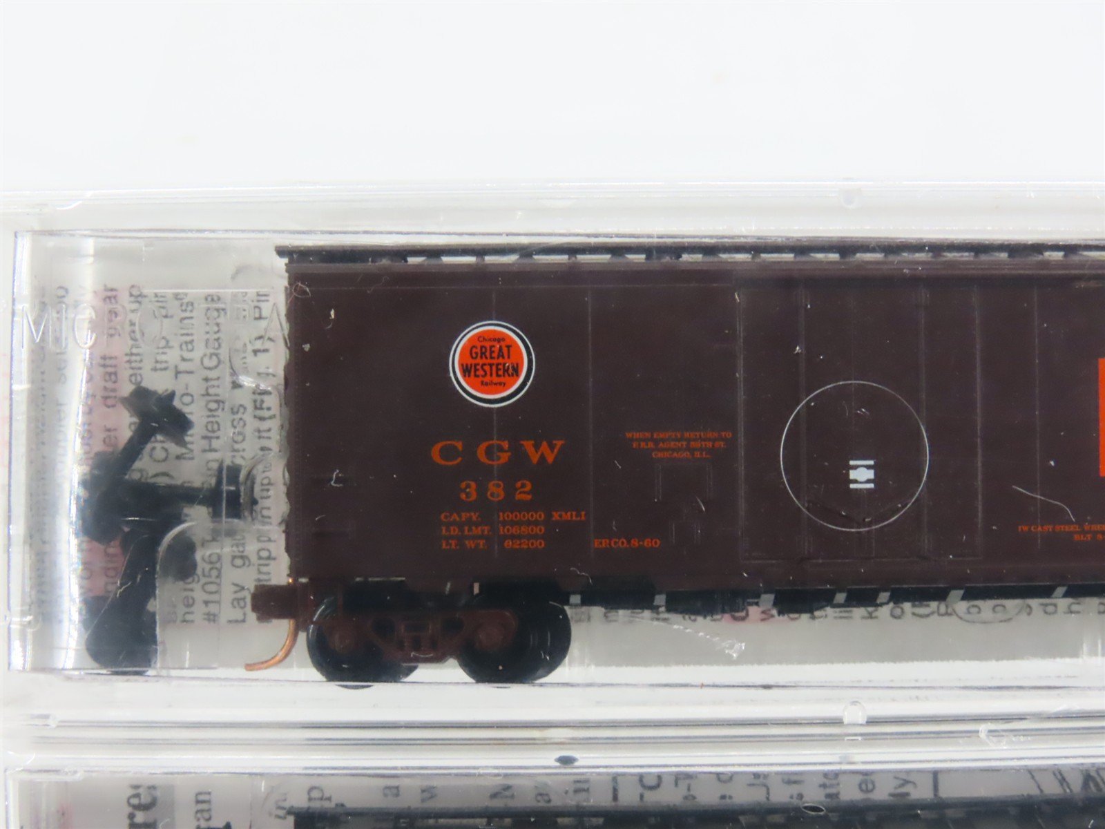 N Micro-Trains MTL CGW Chicago Great Western Box Car, Reefer, & Gondola 3-Pack