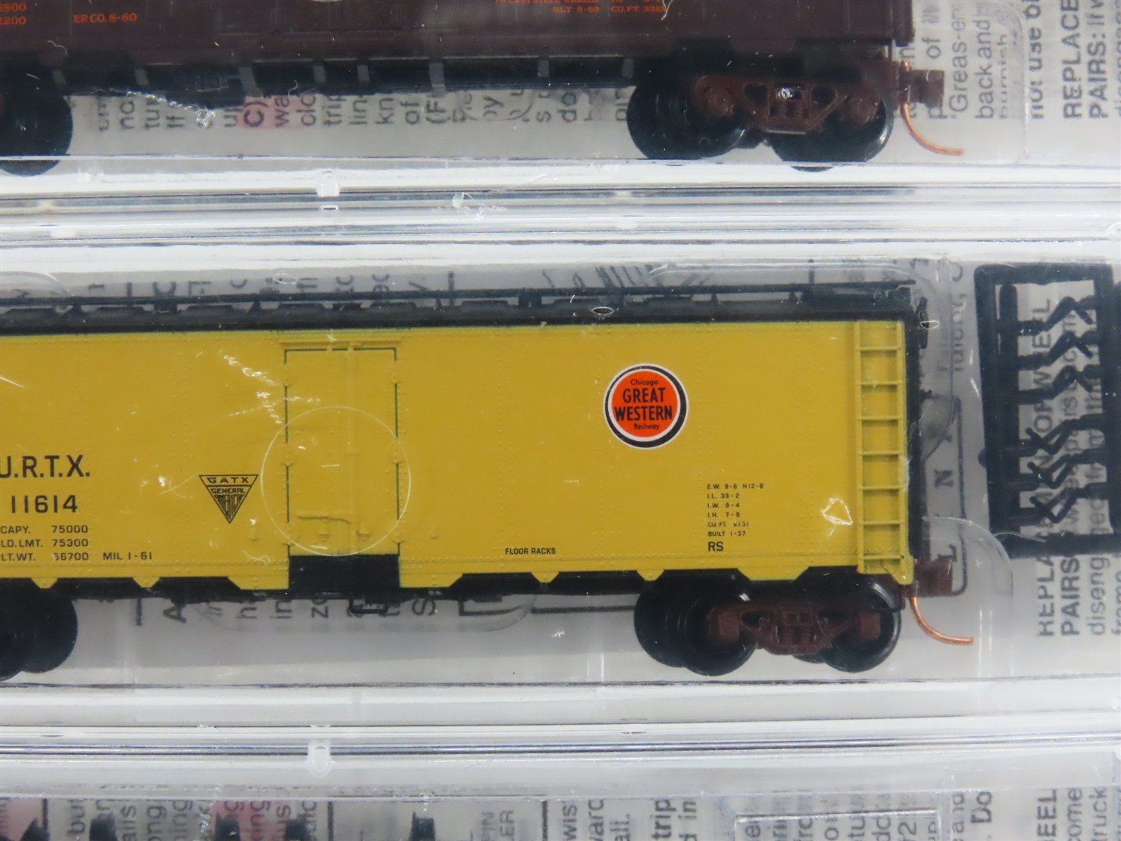 N Micro-Trains MTL CGW Chicago Great Western Box Car, Reefer, & Gondola 3-Pack