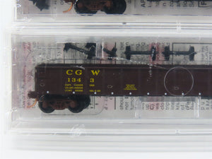 N Micro-Trains MTL CGW Chicago Great Western Box Car, Reefer, & Gondola 3-Pack