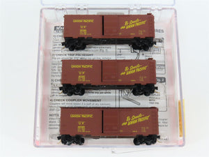 N Scale Micro-Trains MTL 20286-2 UP Union Pacific 40' Single Door Box Car 3-Pack